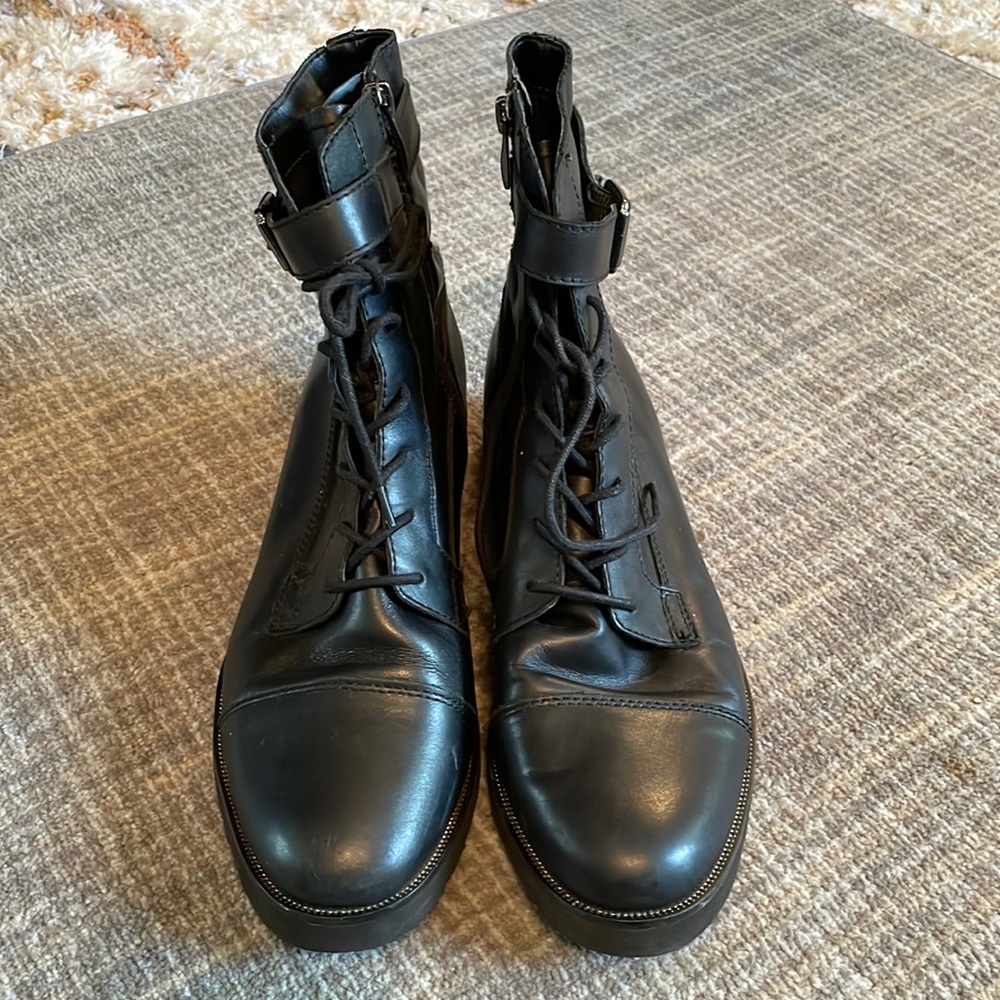 Franco Sarto Carlson Combat Boots - Picture 4 of 12